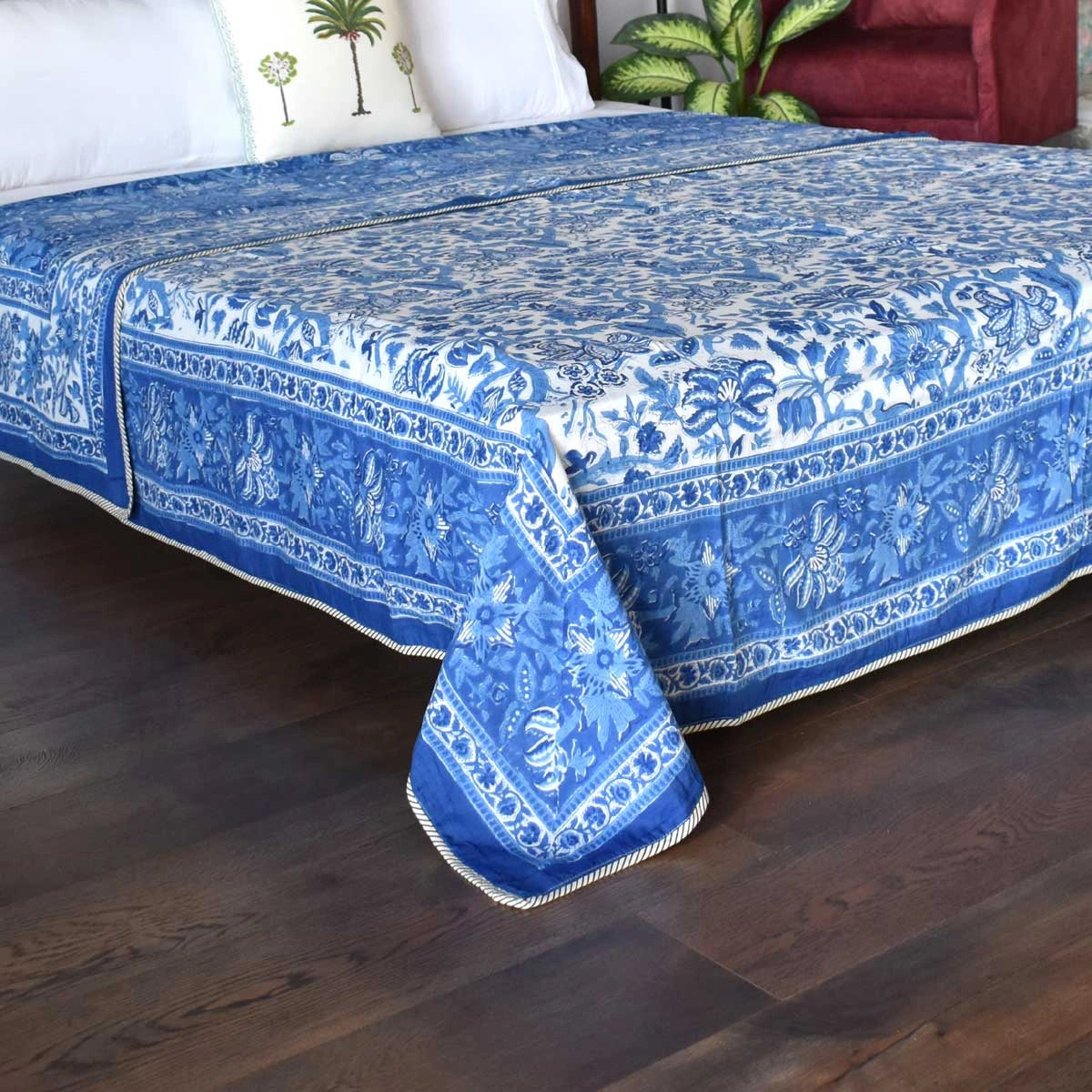 Double Size AC Blanket | Anarkali Blue 501540