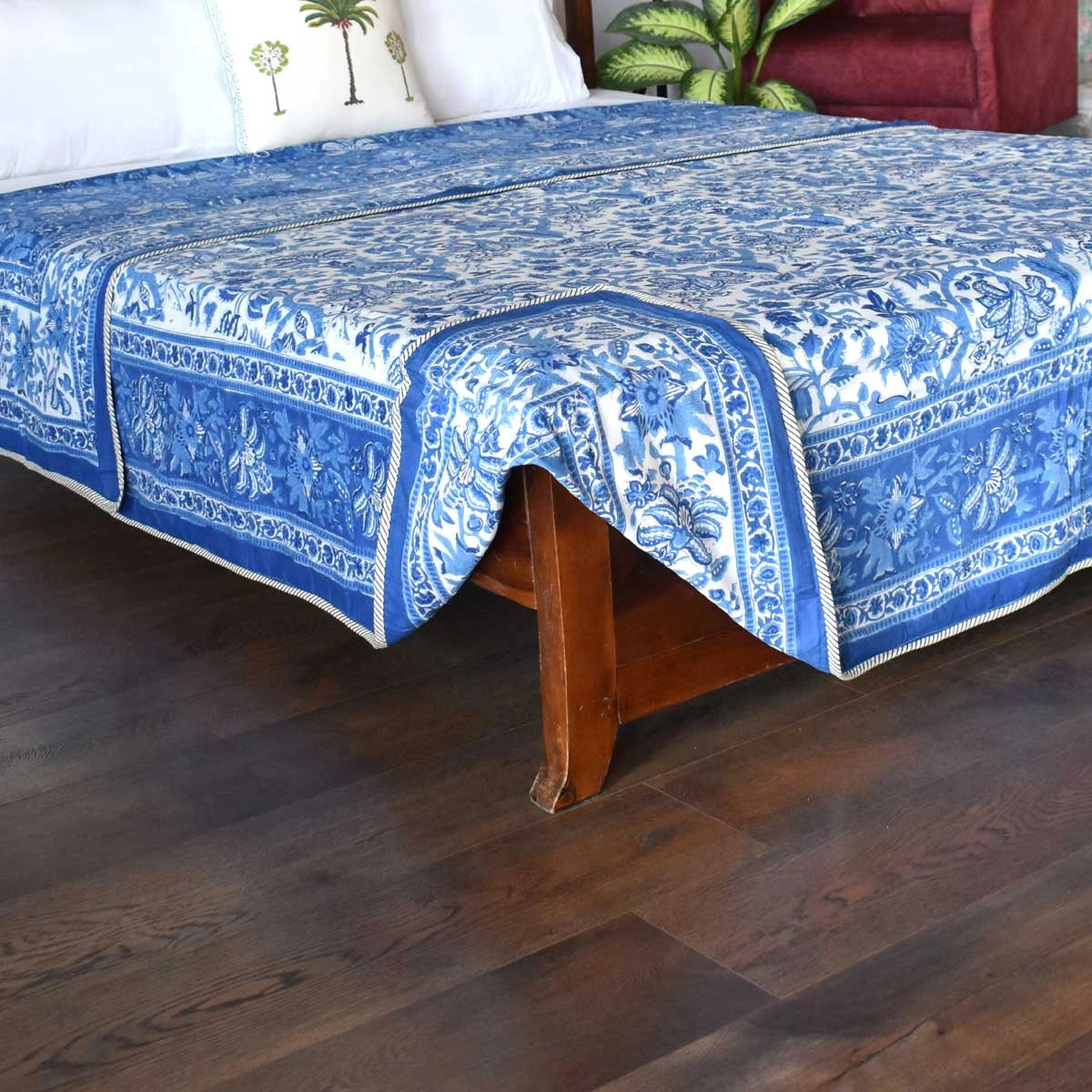 Double Size AC Blanket | Anarkali Blue 501540