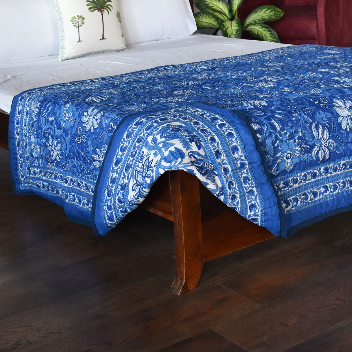 Cotton quilt single size | Anarkali Blue Gud 106797