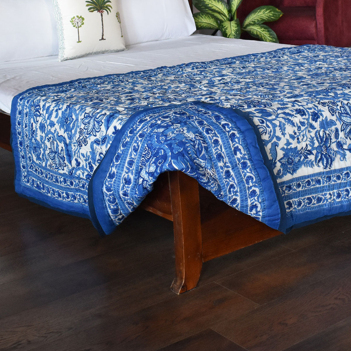 Cotton quilt single size | Anarkali Blue Gud 106797