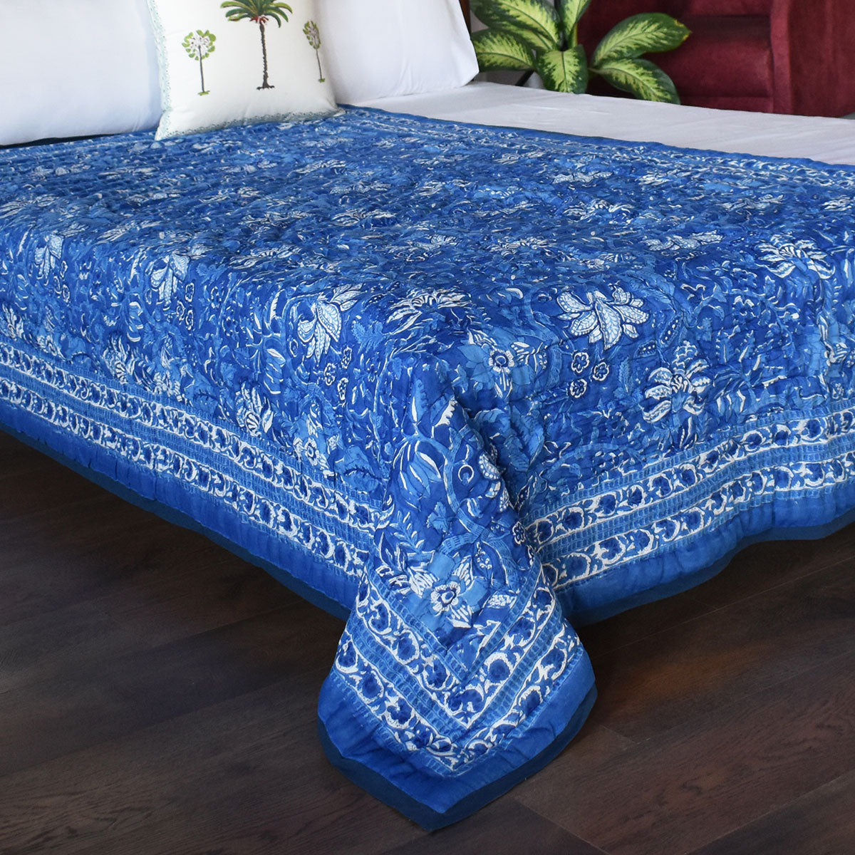 Cotton quilt single size | Anarkali Blue Gud 106797