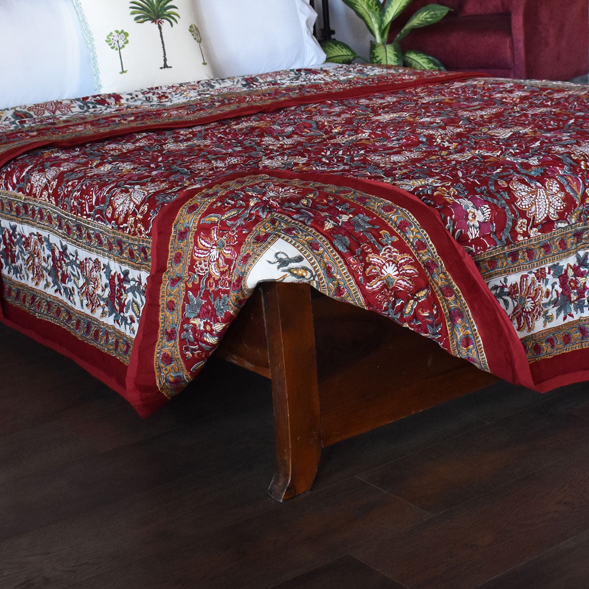 Jaipuri Razai Double Bed | Anarkali Red Gud 201397
