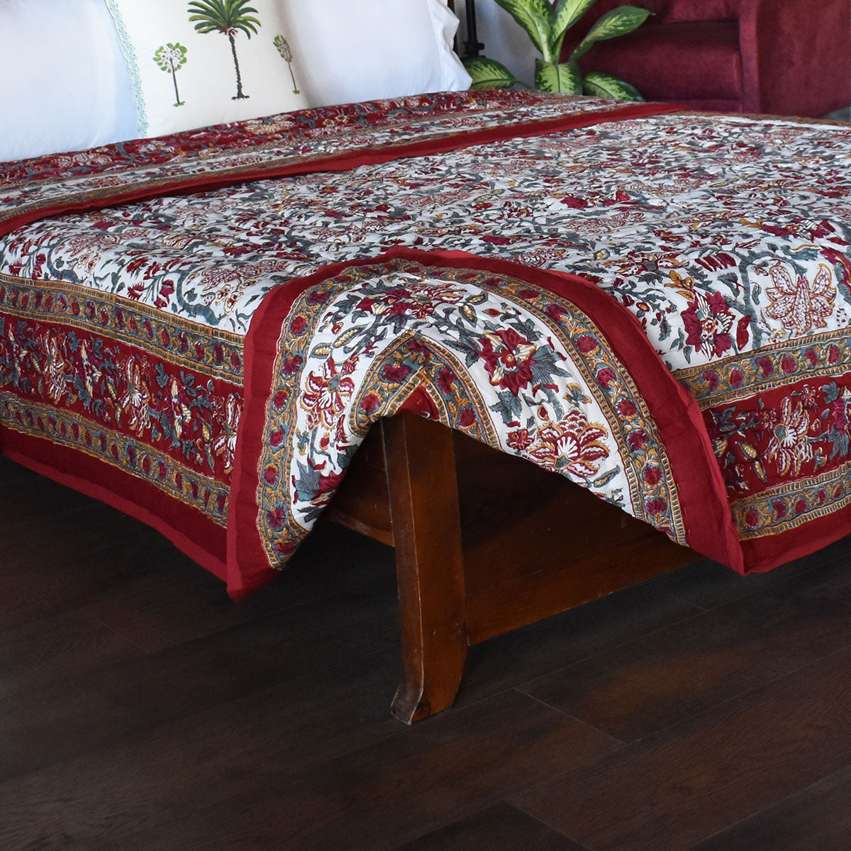 Jaipuri Razai Double Bed | Anarkali Red Gud 201397