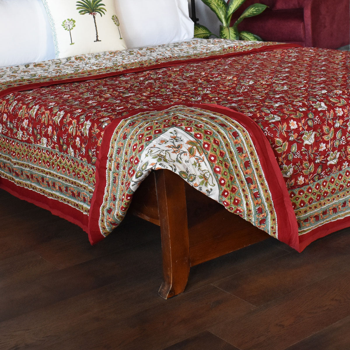 Natural dye quilt | Apple Blossom 605165