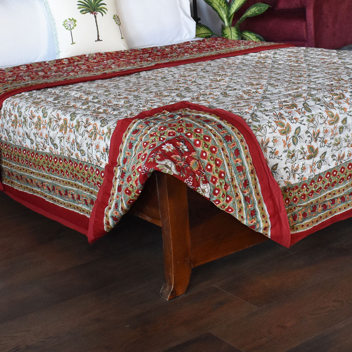 Natural dye quilt | Apple Blossom 605165