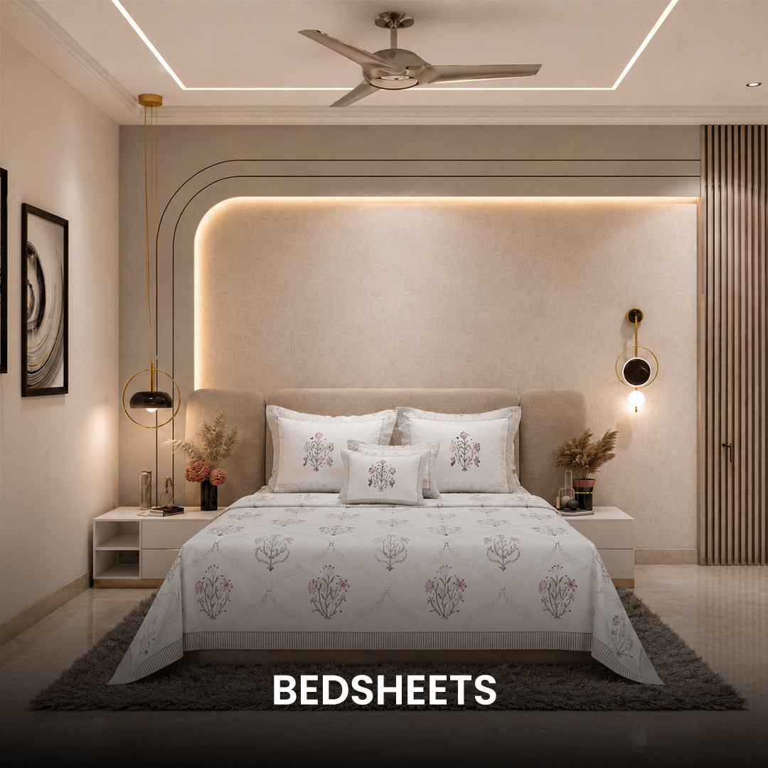 Jaipuri Bedsheets - Double Size
