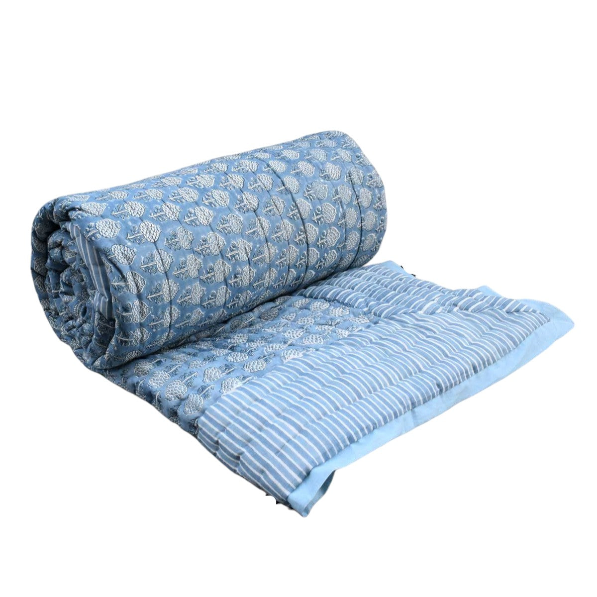 Jaipuri Razai Medium Artichoke Pearl Blue 251210