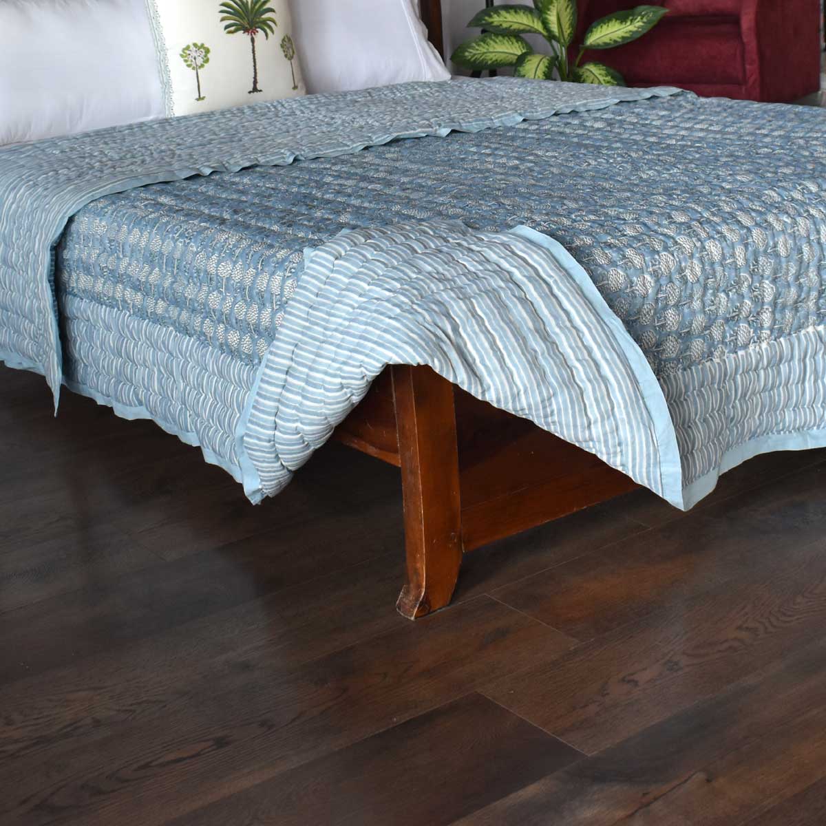 Jaipuri Razai Medium Artichoke Pearl Blue 251210
