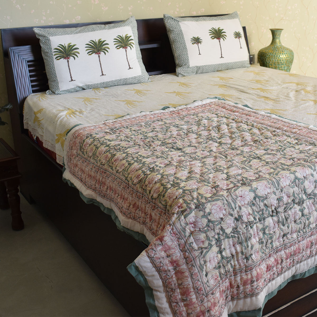 Baby Cotton Quilt –Jaipur Razai | Bauhaus Beige Gud 505032