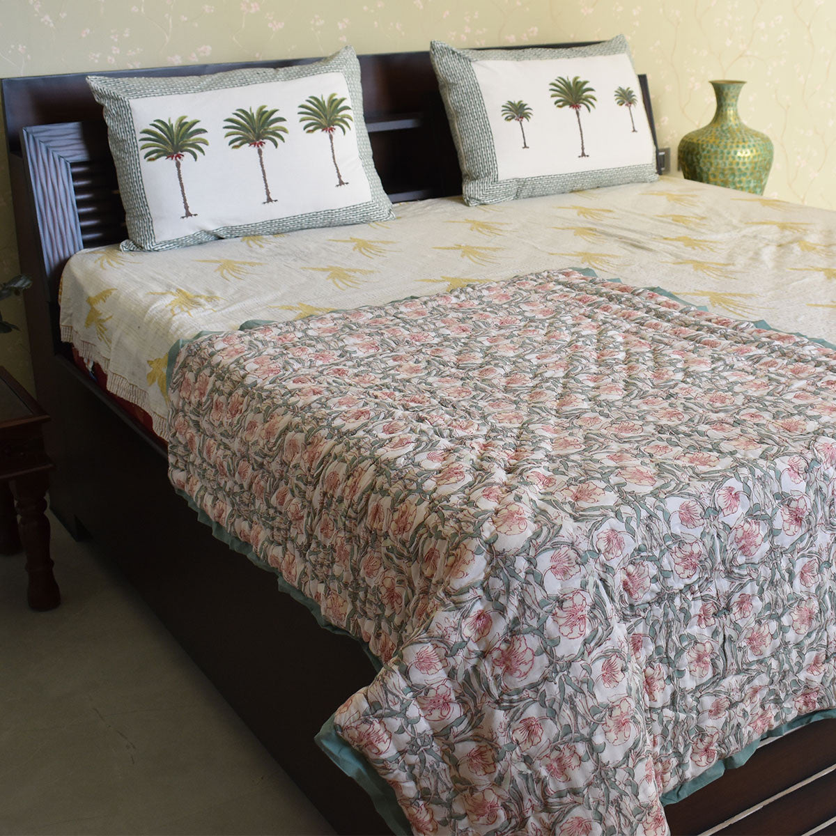 Baby Cotton Quilt –Jaipur Razai | Bauhaus Beige Gud 505032