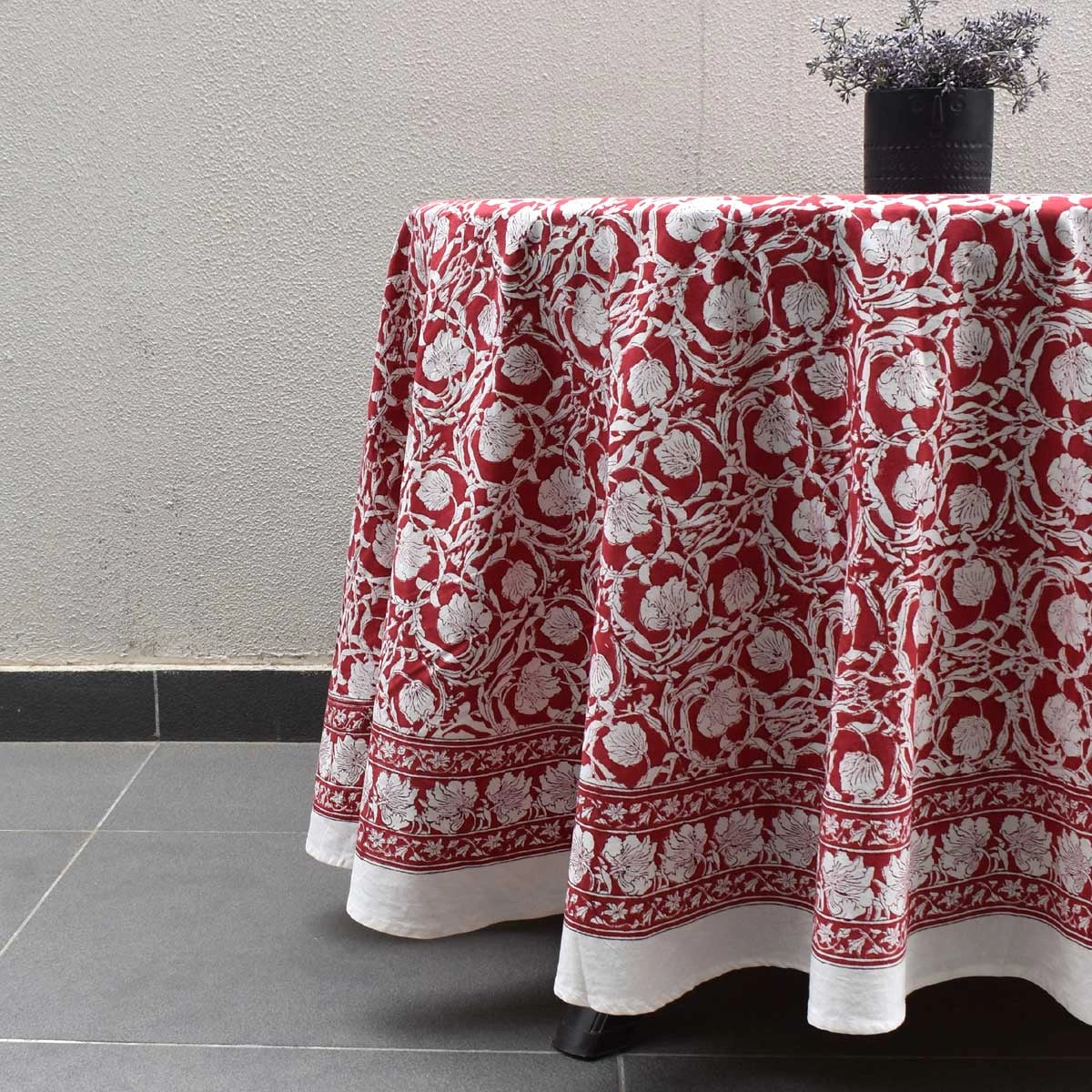 Diwali Round Table Cover Bauhaus Lolipop
