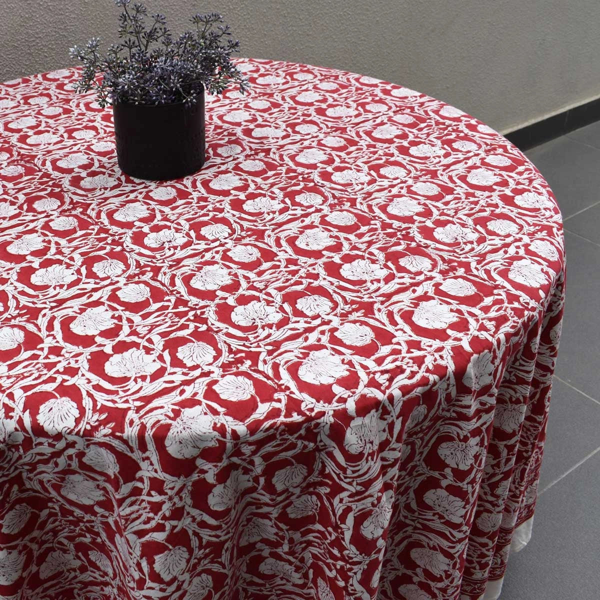 Diwali Round Table Cover Bauhaus Lolipop