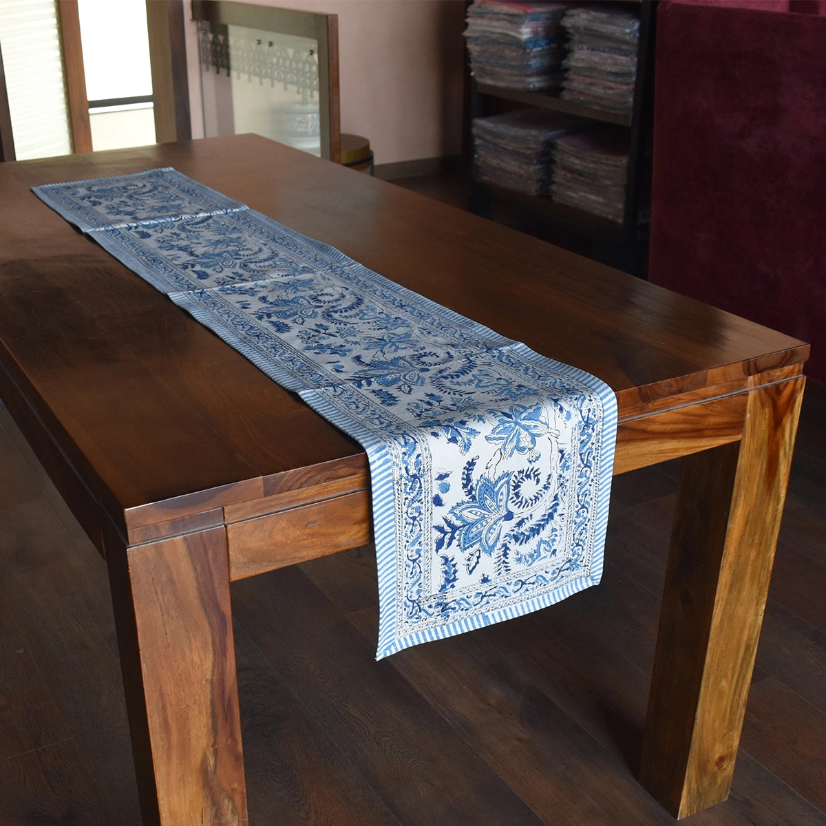 33 X 170 Cm Table Runner | Bela Palace Blue 601088