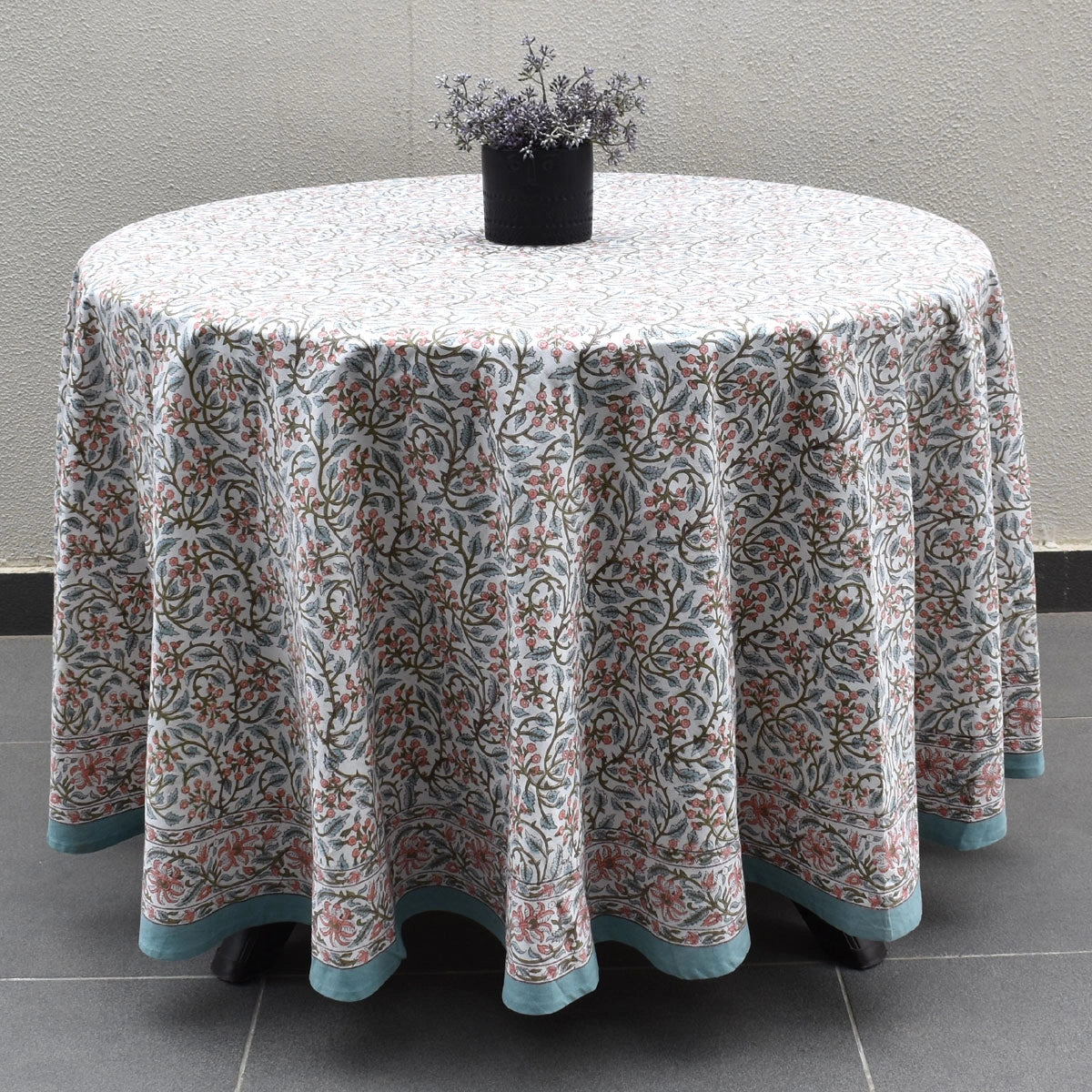 108 Inch Round Tablecloth Berry Pink