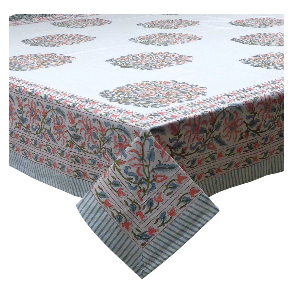 JAIPURI RAZAI Table Linen | Berry Pink Boota 106129