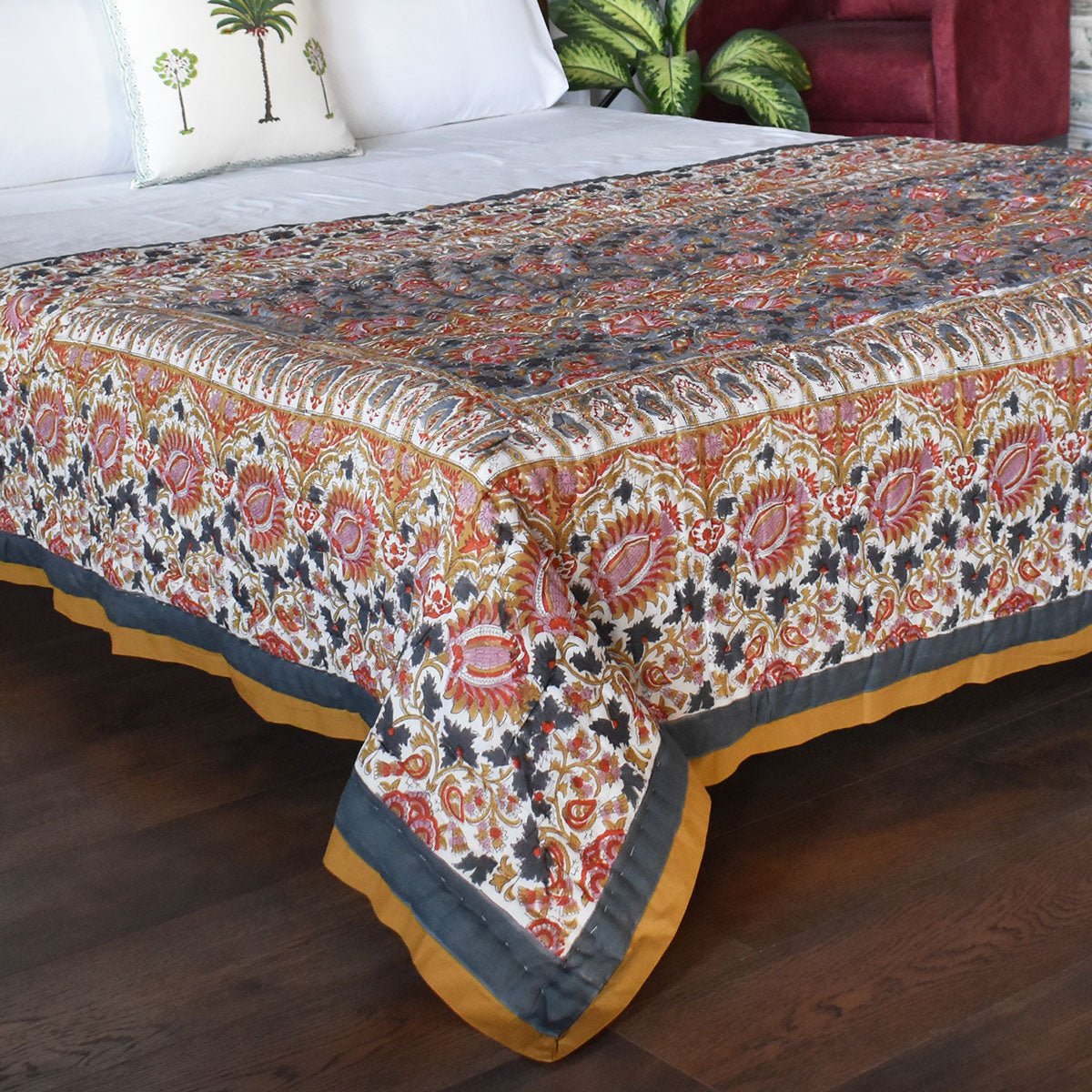 Lightweight Bedspread For Single Bed | Bird Of Paradise Gud 204347