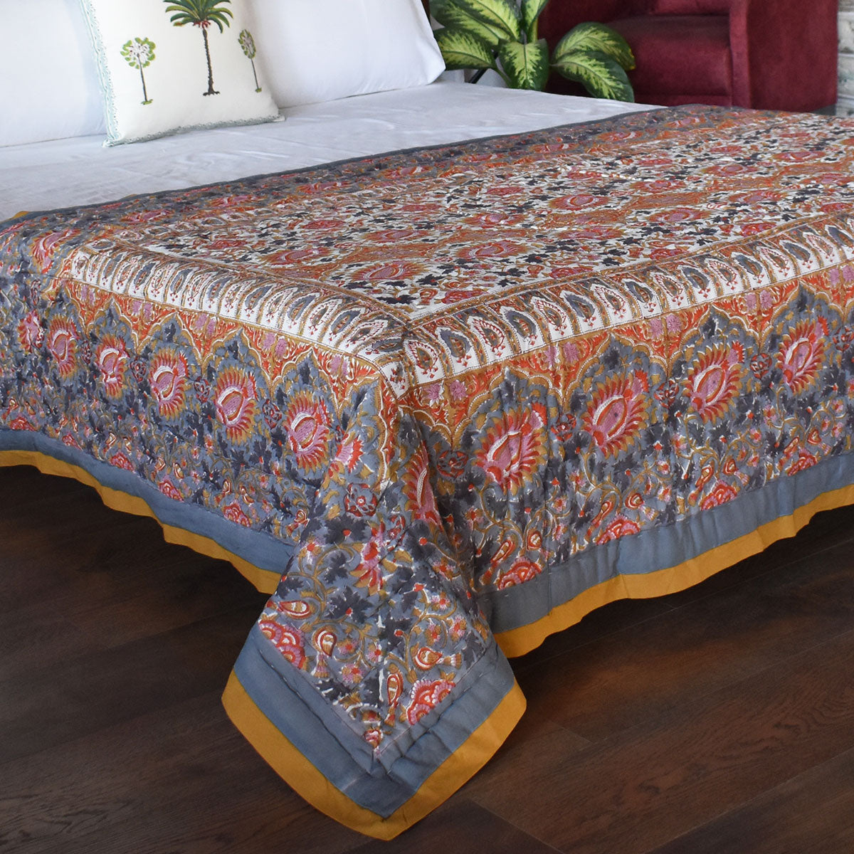 Lightweight Bedspread For Single Bed | Bird Of Paradise Gud 204347