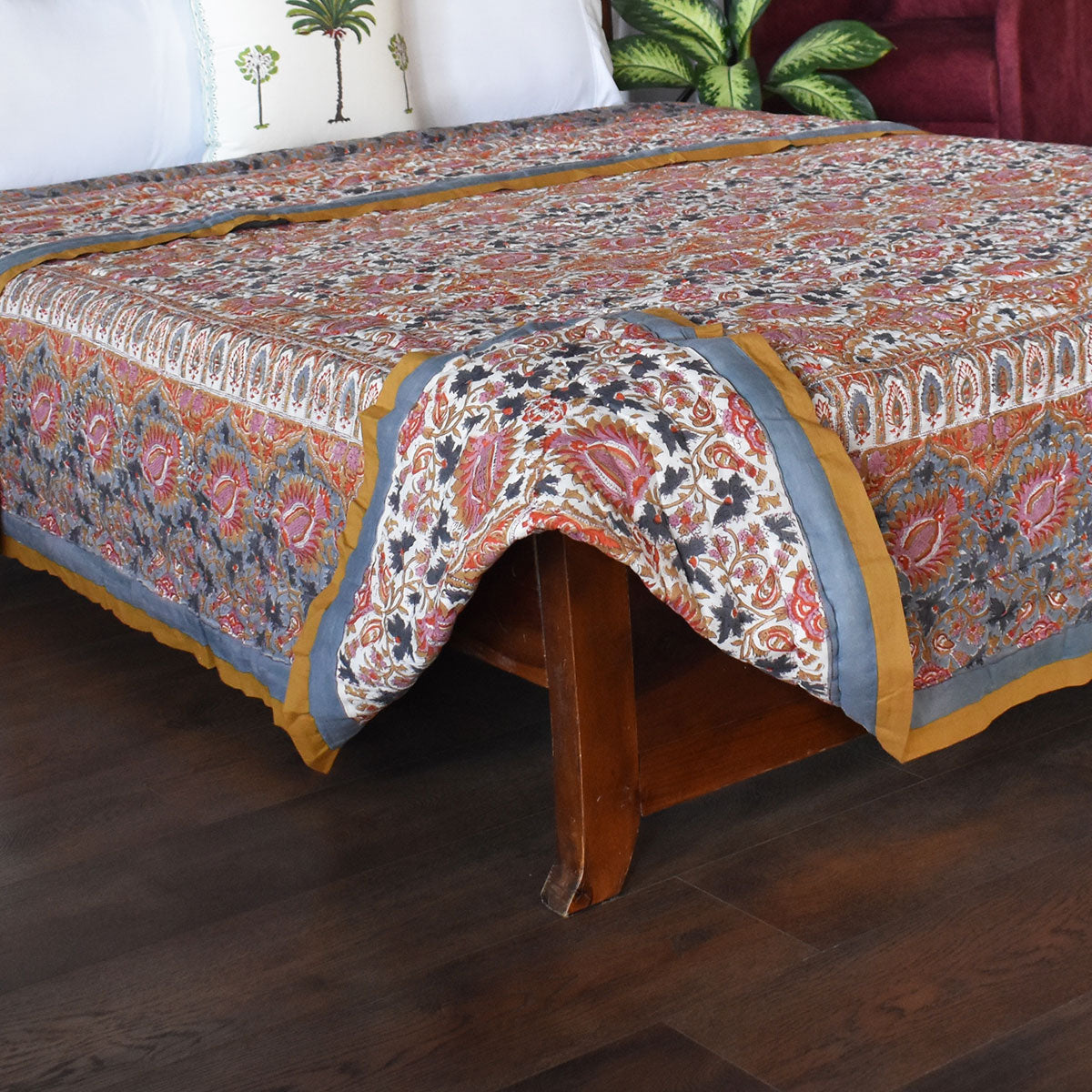 •	Soft MulMul Cotton Quilt | Bird Of Paradise Gud 204347