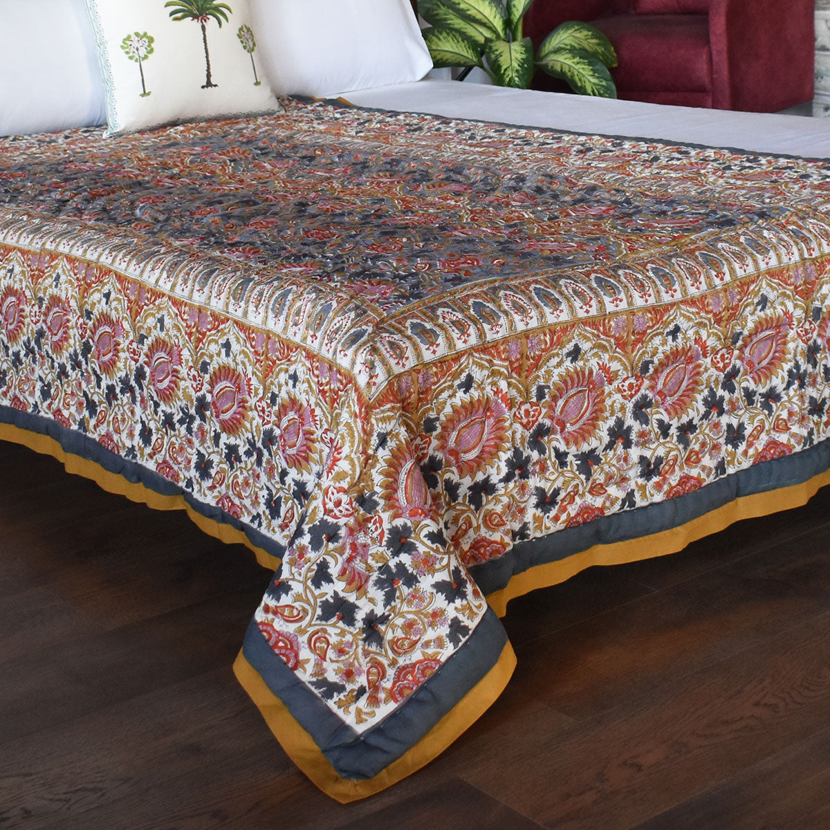Lightweight Bedspread For Single Bed | Bird Of Paradise Gud 204347