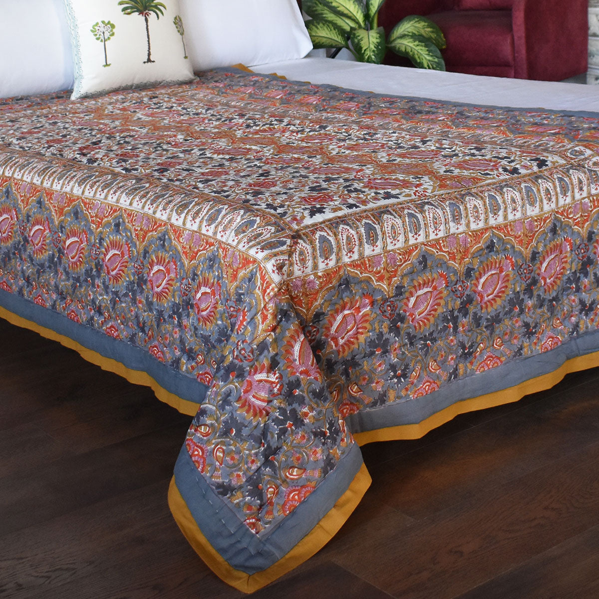 Lightweight Bedspread For Single Bed | Bird Of Paradise Gud 204347