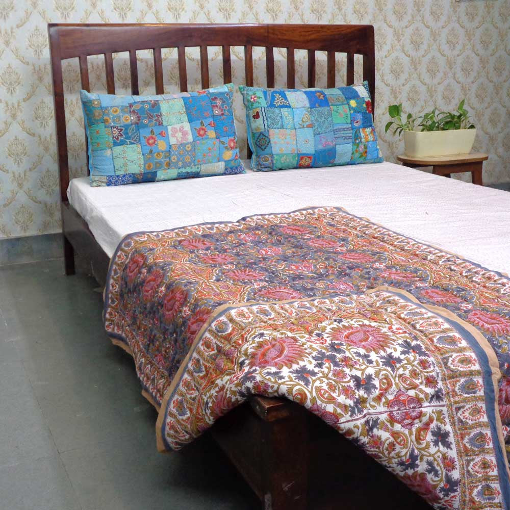 Reversible Baby Quilt | Bird of Paradise 204645