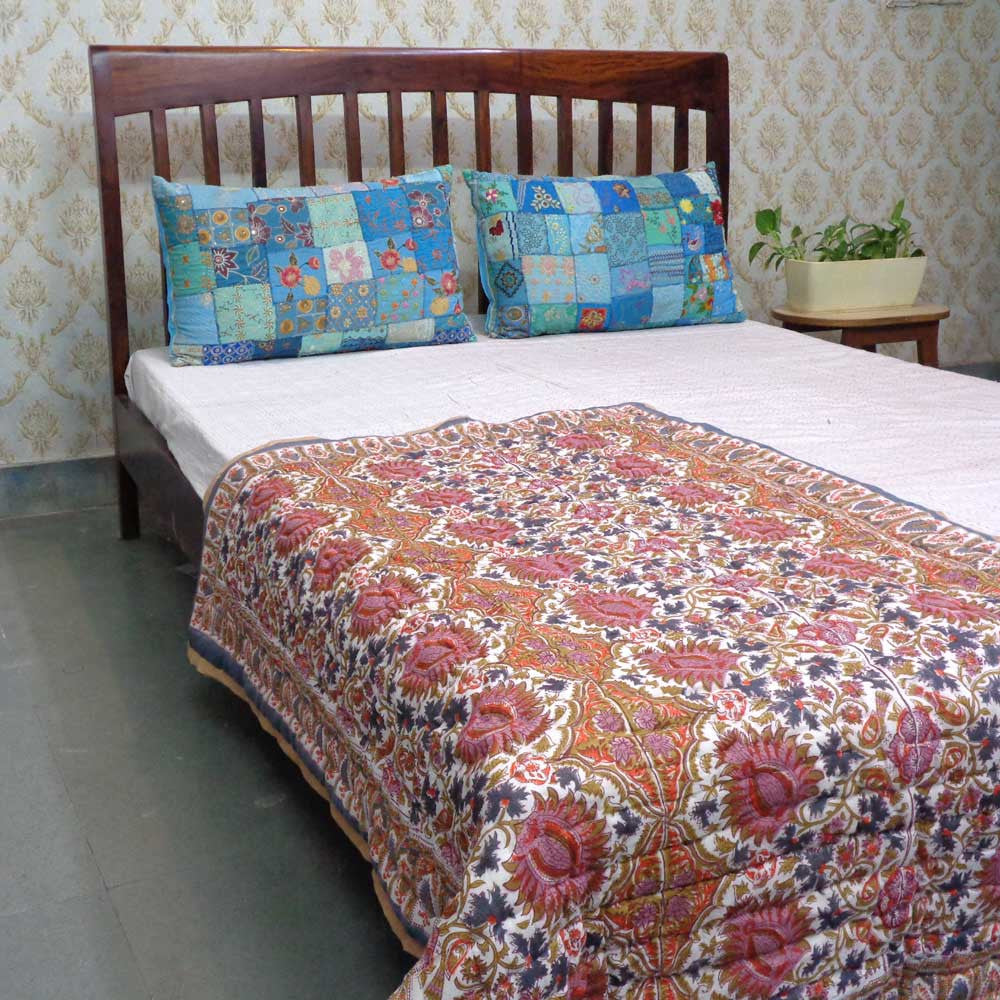 Reversible Baby Quilt | Bird of Paradise 204645