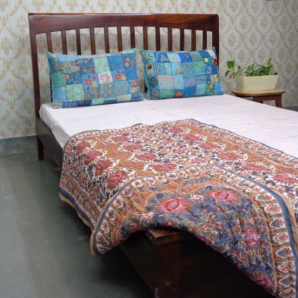 Reversible Baby Quilt | Bird of Paradise 204645