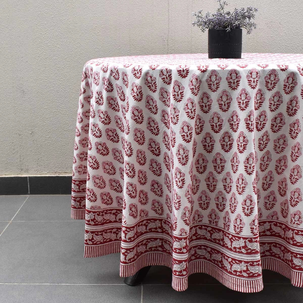 180 Cm Round Tablecloth Boota Lolipop