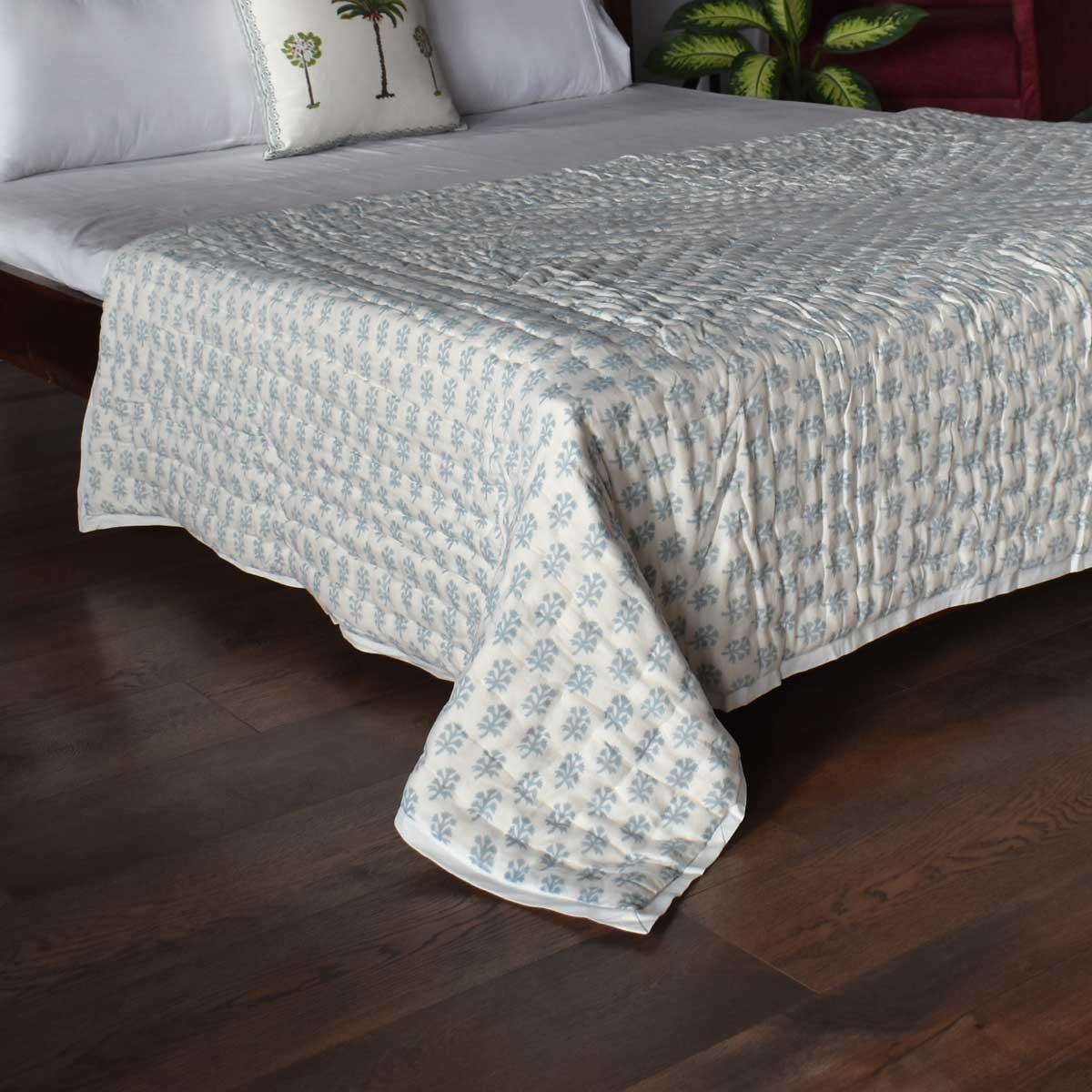 Hand block print quilt single | 202217