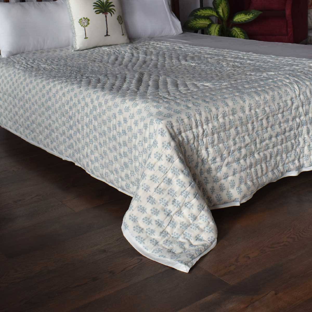 Hand block print quilt single | 202217