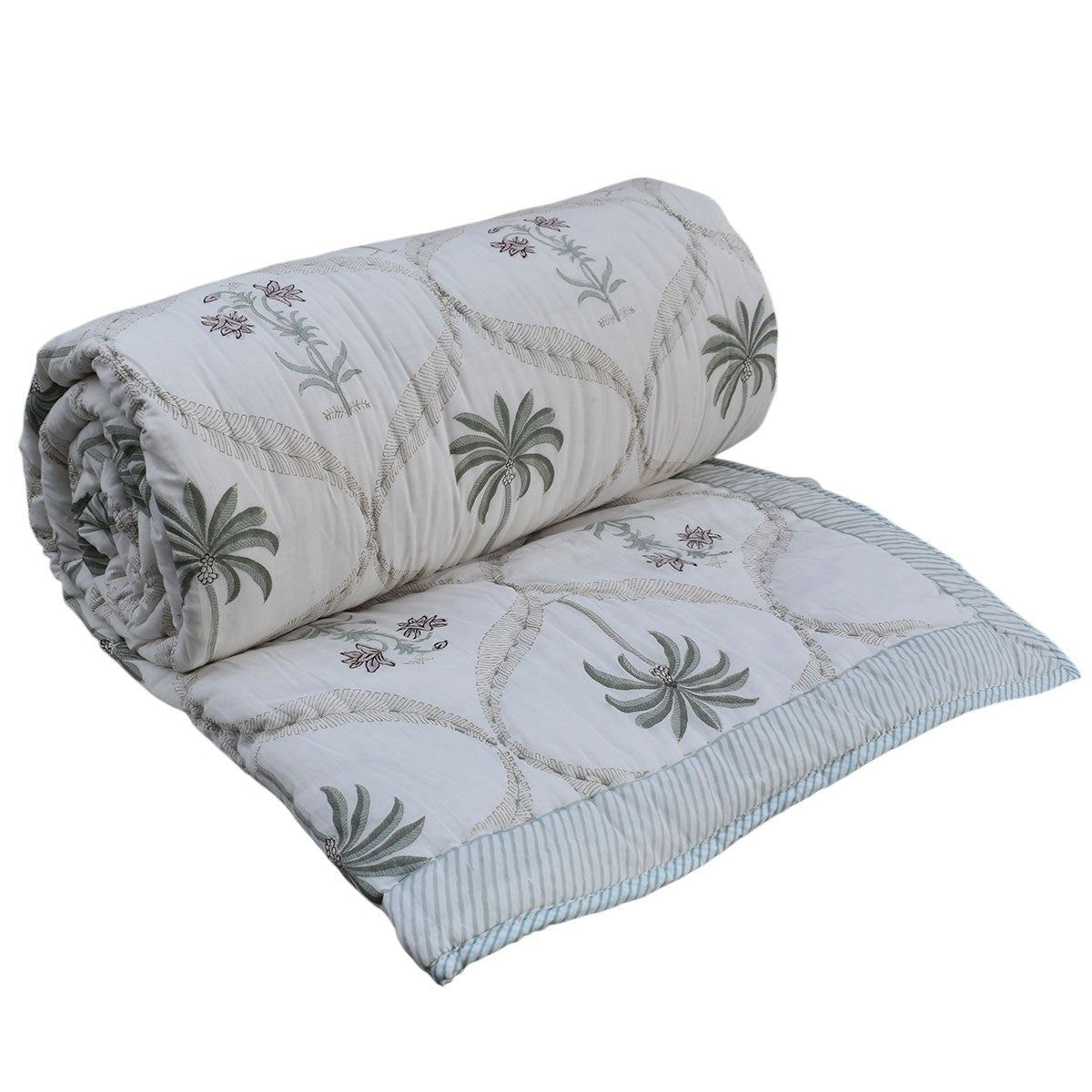 Reversible Printed Cotton Razai Double