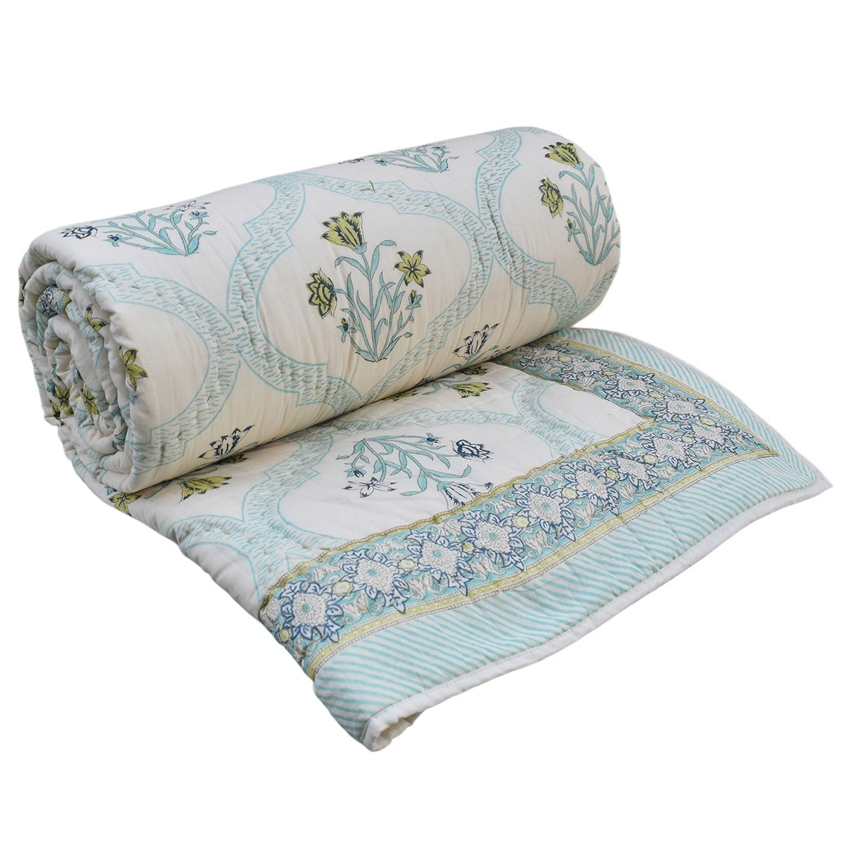 Reversible Printed Cotton Razai Double