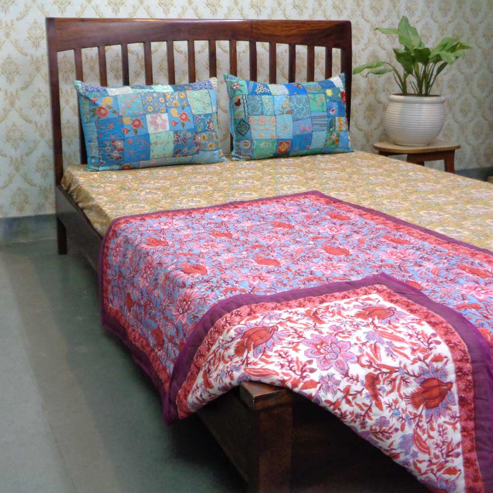 Eco-Friendly Natural Dyed Baby Bedding | Firdaus Gud 204865