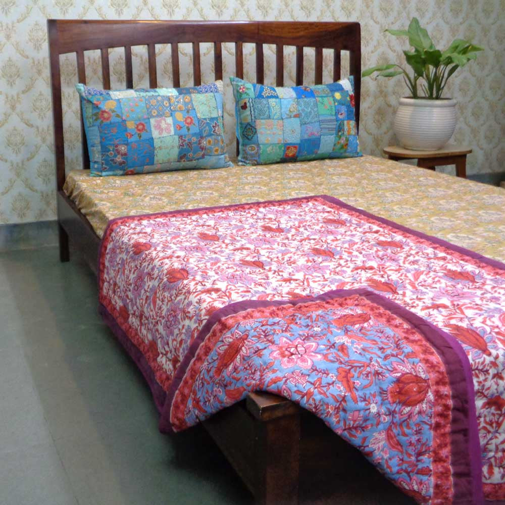 Eco-Friendly Natural Dyed Baby Bedding | Firdaus Gud 204865