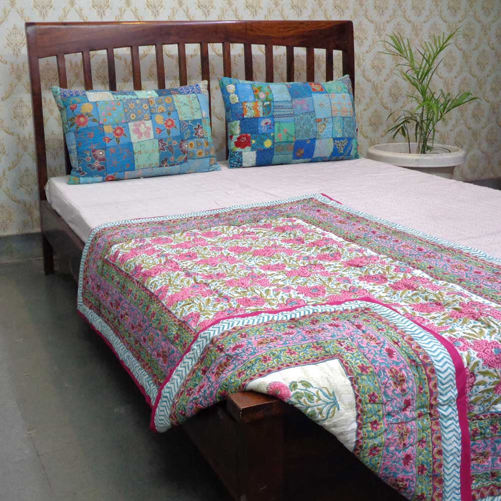 40 X 55 Inch Baby Quilt | Flower Candy 205977