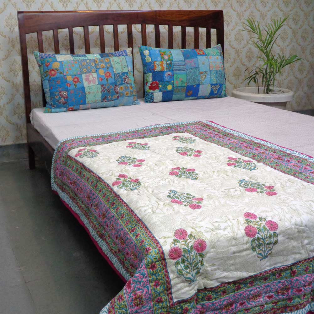 40 X 55 Inch Baby Quilt | Flower Candy 205977