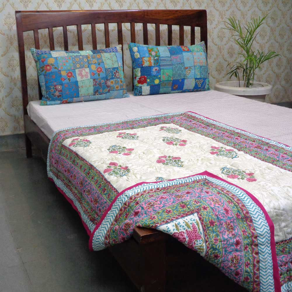 40 X 55 Inch Baby Quilt | Flower Candy 205977
