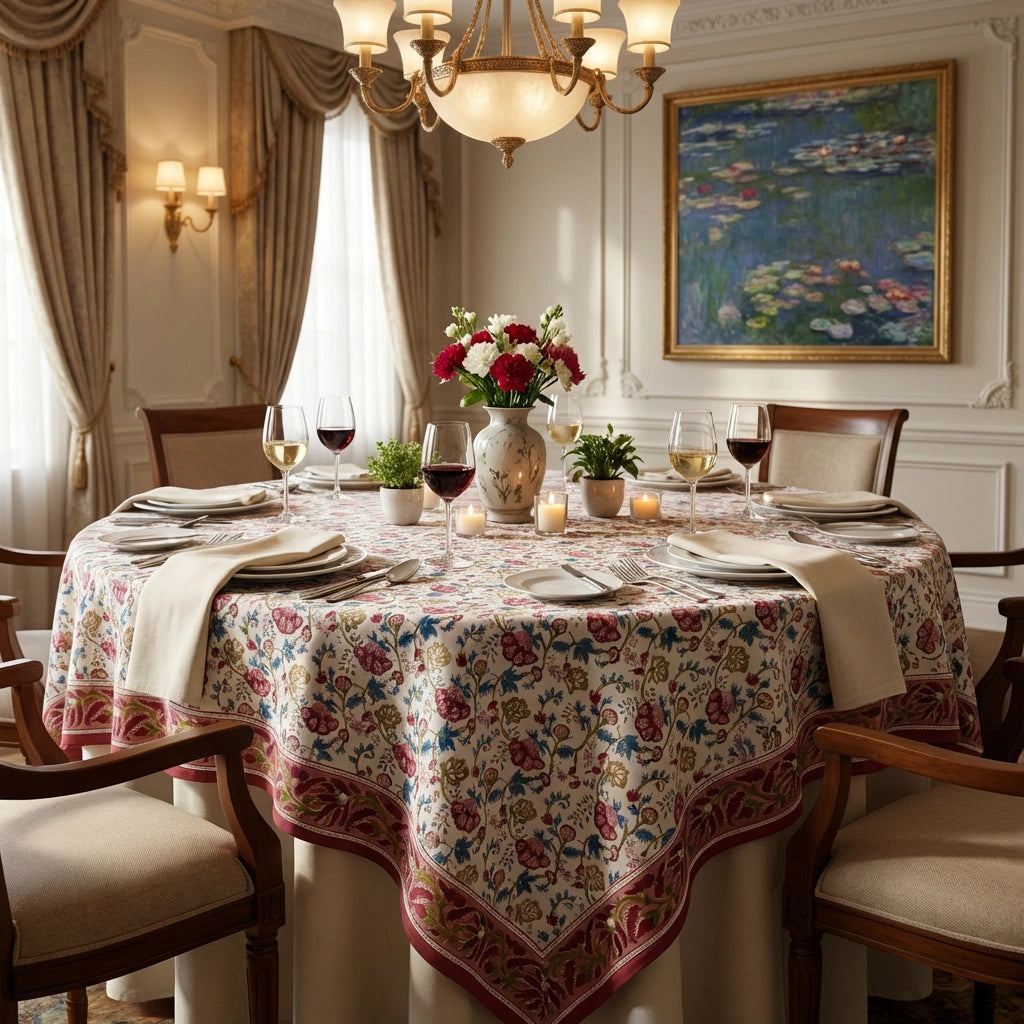 Circular Table Cover Genda Bale