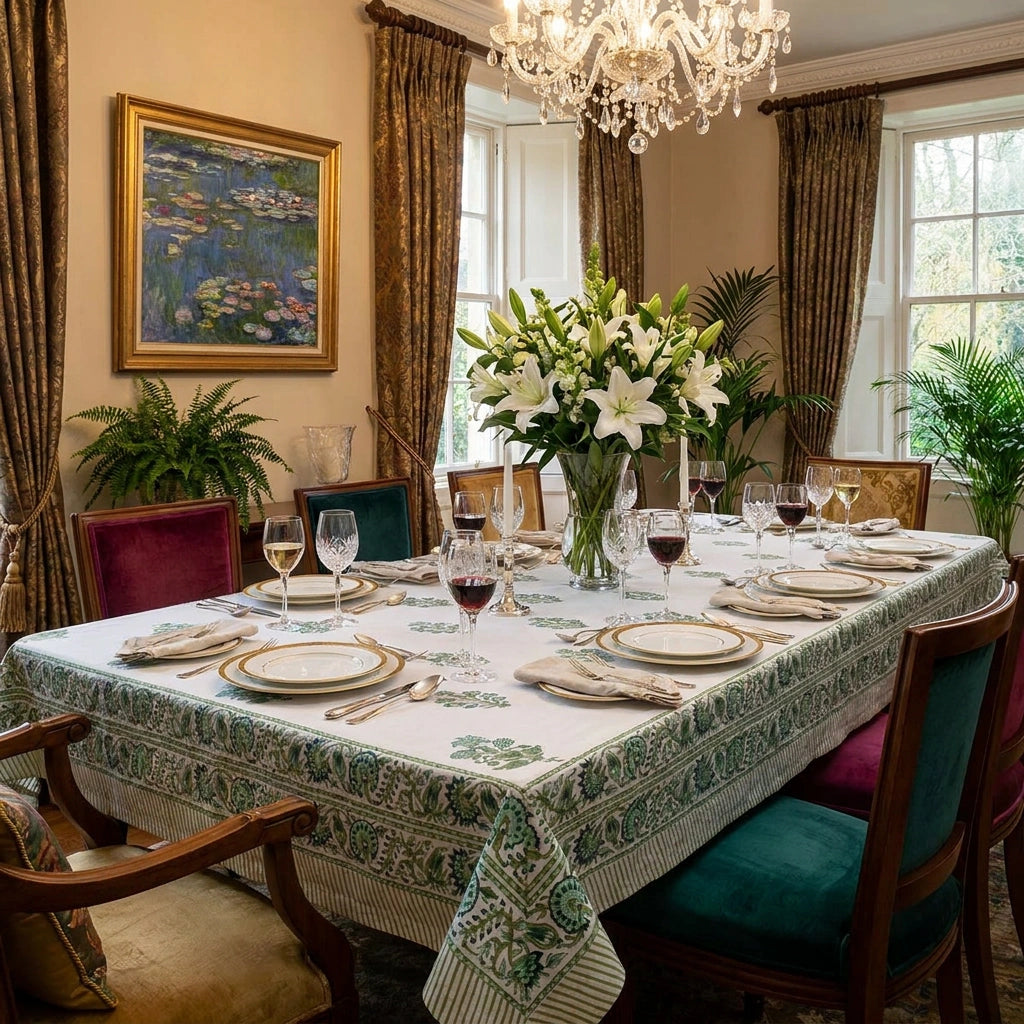 Oversized Dining Table Cover | Hari Bagia Boota 605180
