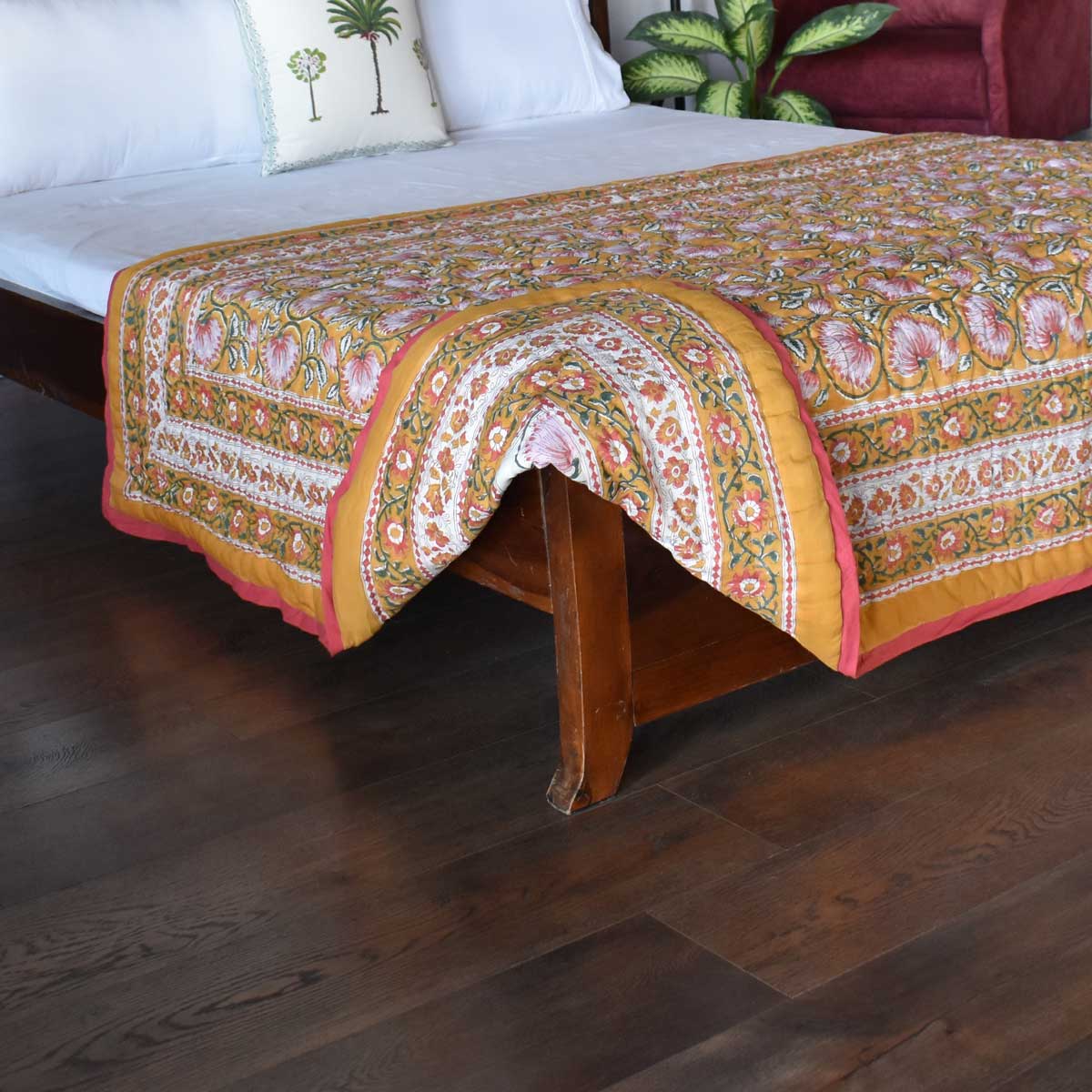 Reversible Quilt Bedding | Kamal Mustard 102238