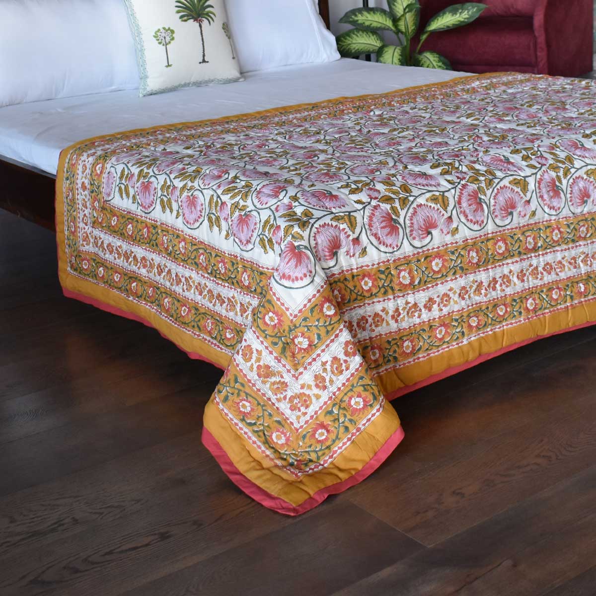 Reversible Quilt Bedding | Kamal Mustard 102238