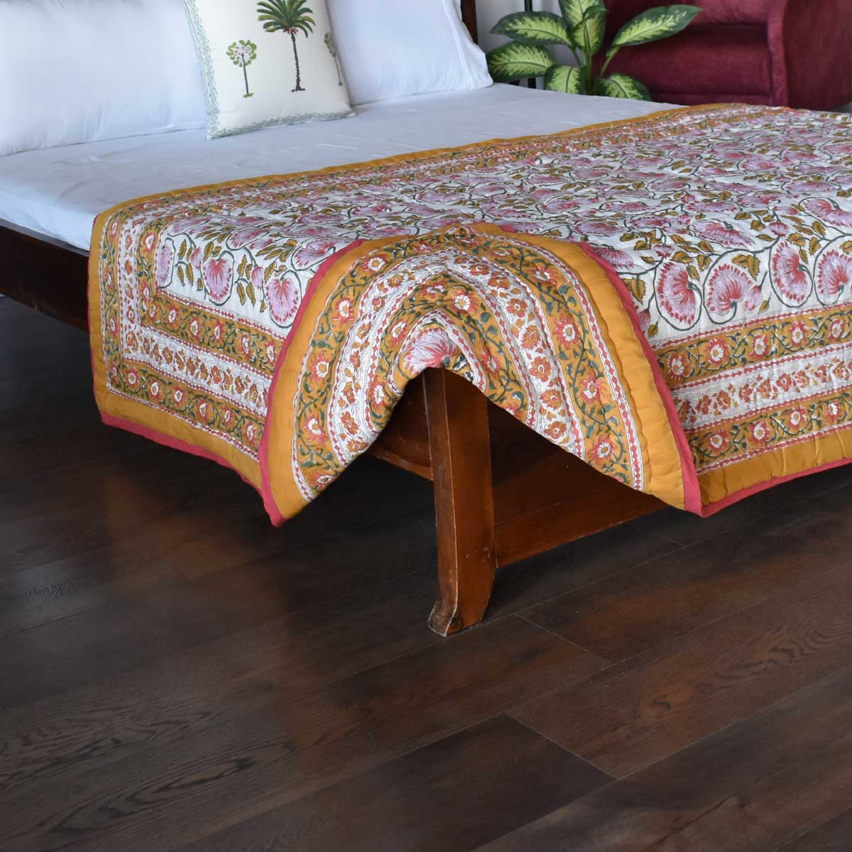 Reversible Quilt Bedding | Kamal Mustard 102238