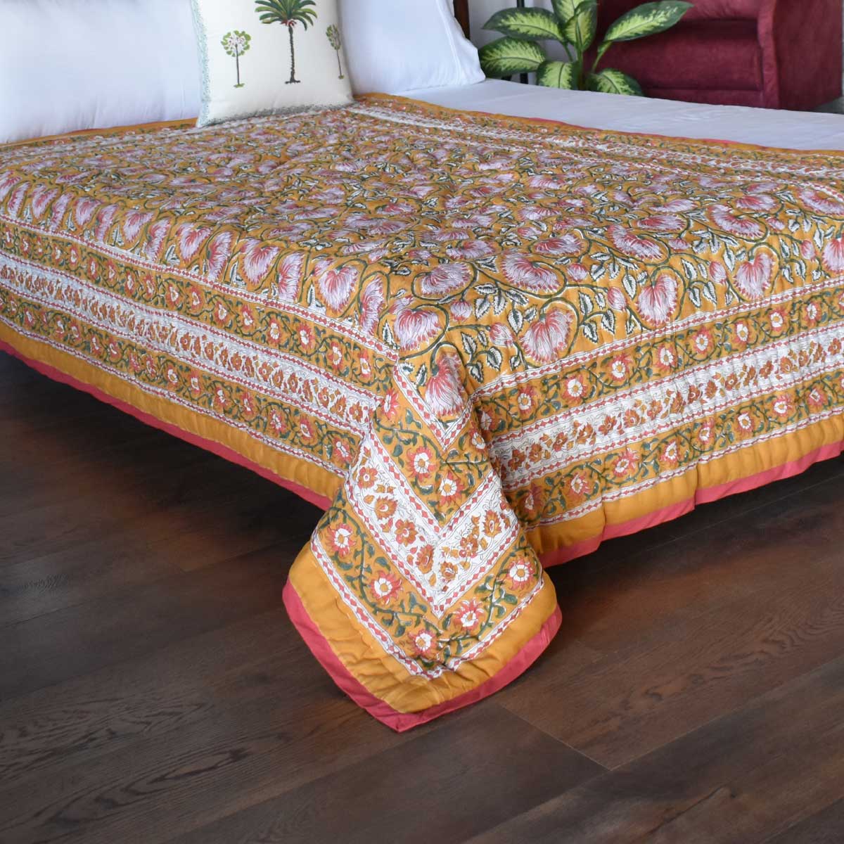 Reversible Quilt Bedding | Kamal Mustard 102238