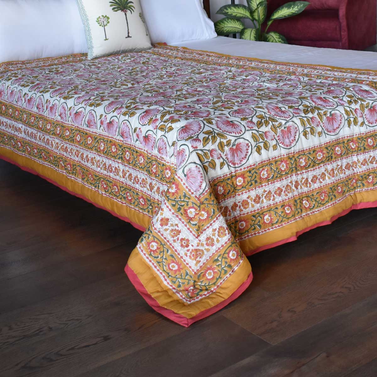 Reversible Quilt Bedding | Kamal Mustard 102238
