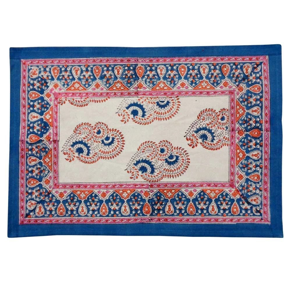 Sunday Lunch Placemats (Set of 2 Table mats) | Kusum Gulabi Boota 205379