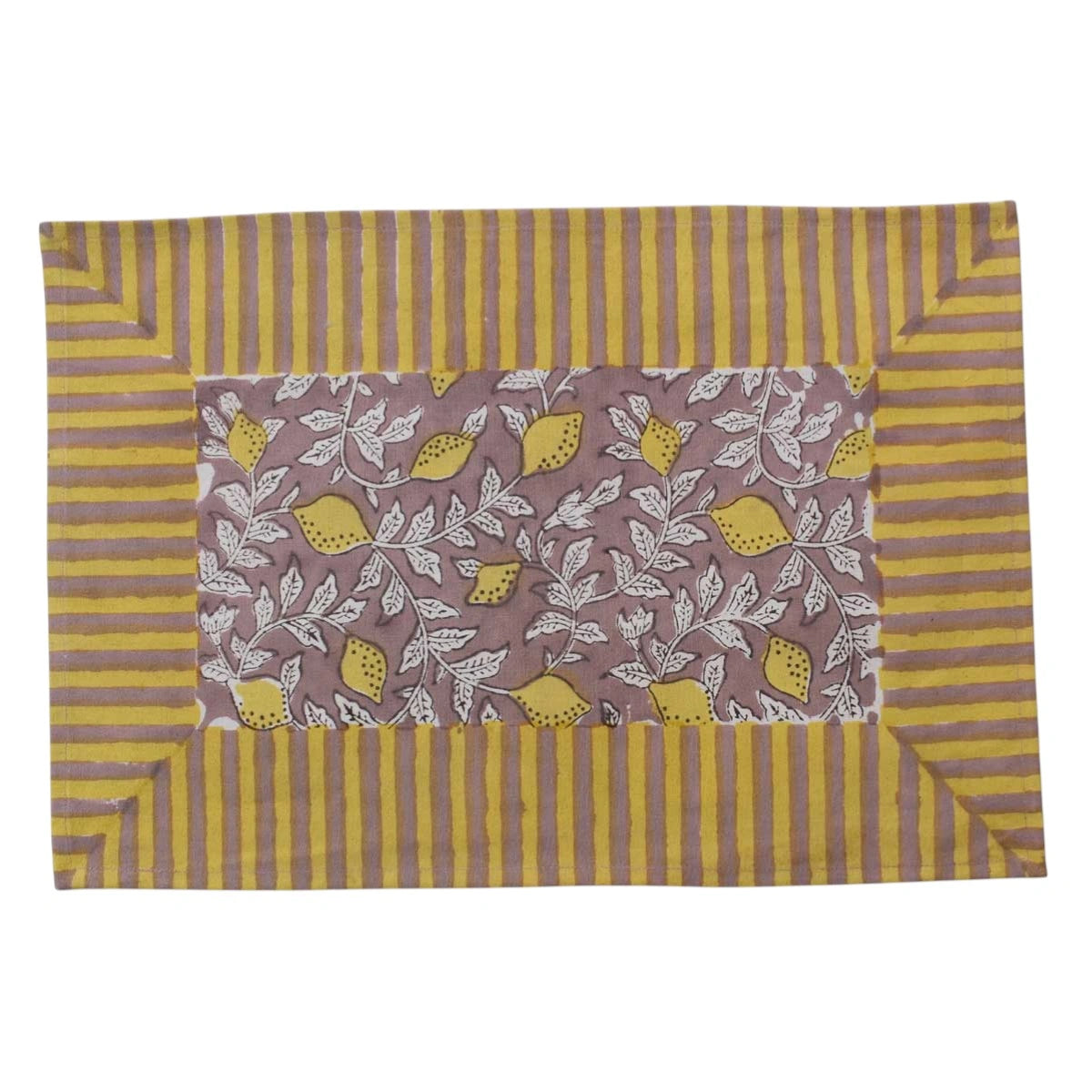 Natural Dye Table Mats (Set of 2 Table mats) | Lemon Earth 202404