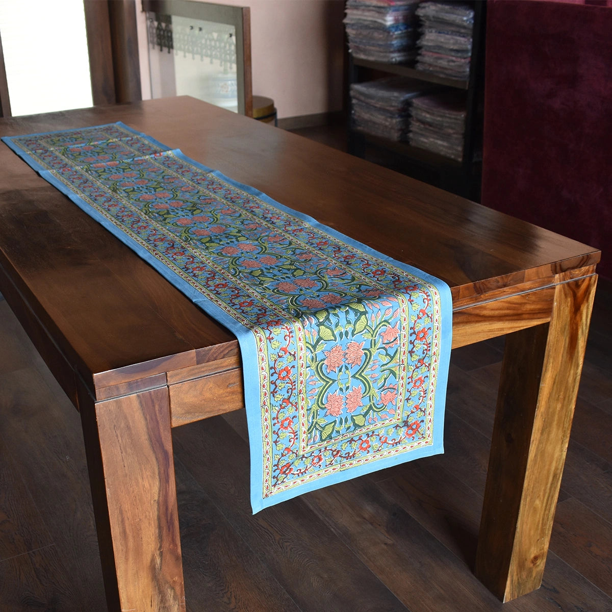 Dining Table Runner | Lotus Green Gud 204931