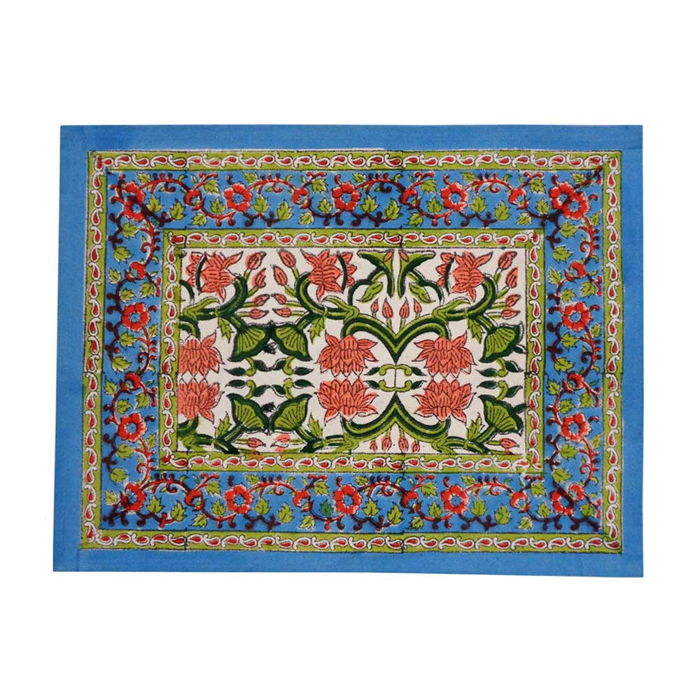 Special Occasion Table Linen (Set of 2 Table mats) | Lotus Green Open 106868