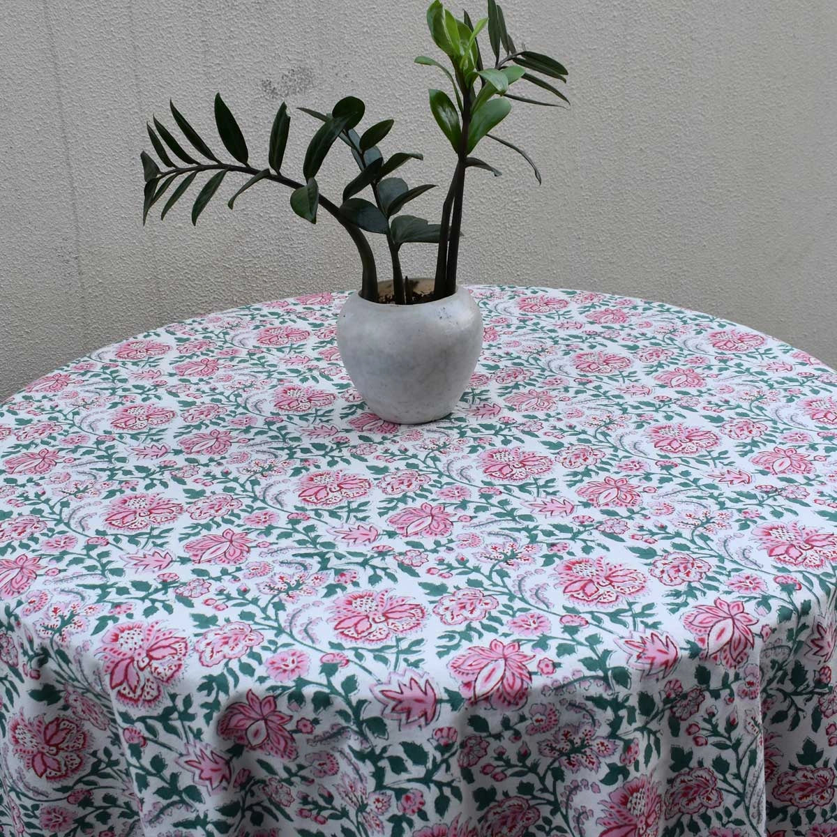 Wedding Reception Tablecloth Mohini Green Open