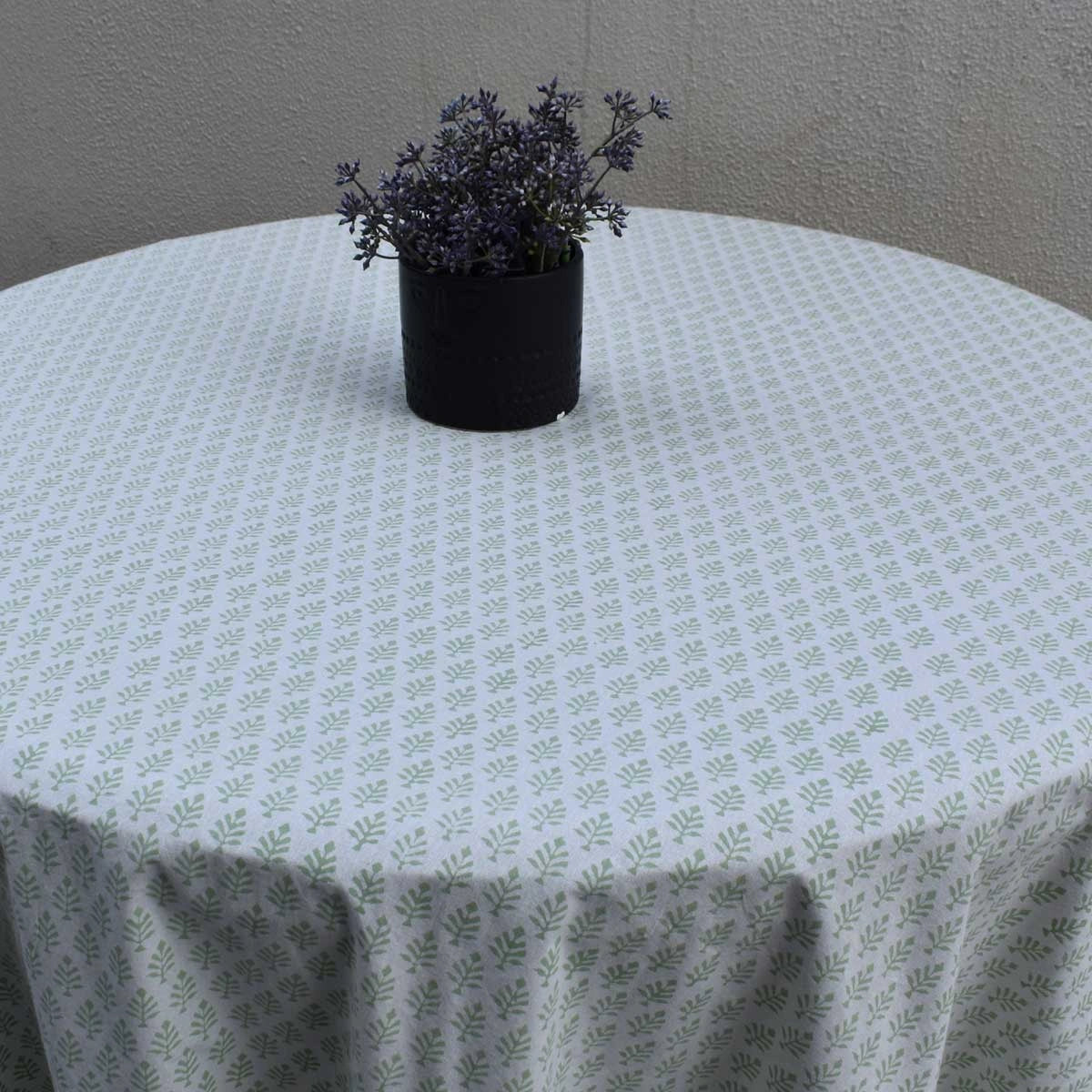 Wedding Reception Round Table Linen | Neem Hunter Green 702304